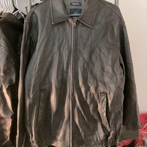 Used real leather jacket in good condition